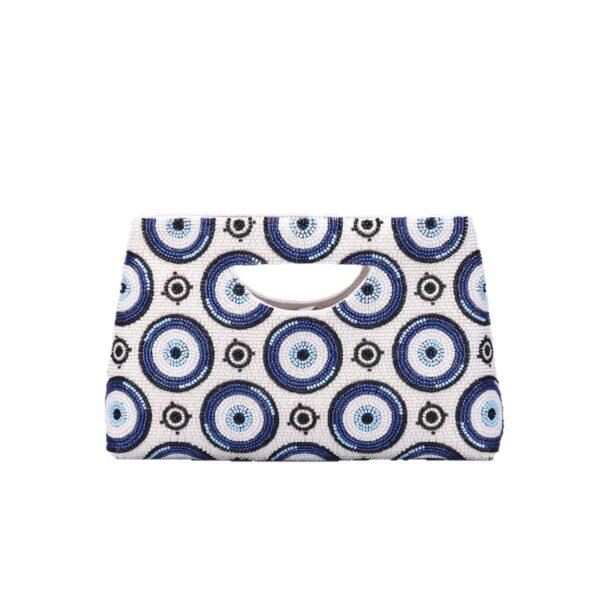 O1CN01ljUBUB1cfDeYV7cU4_2209246163627-0-cib Fantasy Eyes Beaded Embroidery Handbag - Cross-Border Seed Bead Evening Bag