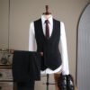 2025 Autumn and Winter Suit Men's High-End Double-Breasted Striped Suit Men's Suit Casual Groom's Wedding Dress