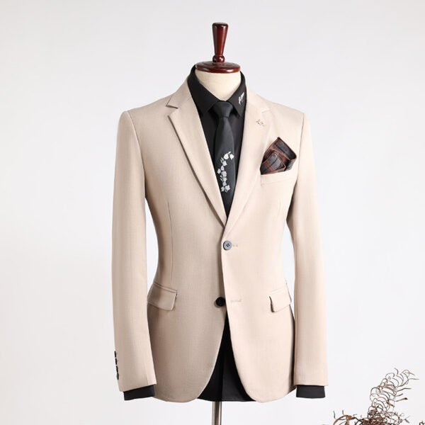 Plus Size Men's Business Casual Slim Wedding Groomsmen Dress Suit
