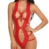 Foreign Trade Supply European and American New Sexy Hollow Strap Bow Bodysuit Sexy Underwear