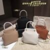 Structured Top-Handle Hobo Bag with Tassel Charm