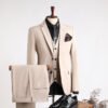 Plus Size Men's Business Casual Slim Wedding Groomsmen Dress Suit