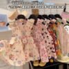 Girls Floral Cartoon Print Cotton-Silk Summer Dress - Skin-Friendly, Cool Feel