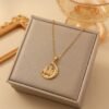 Export Cross-Border Color-Preserving Dream Castle Star and Moon Pendant Necklace, Light Luxury Clavicle Chain