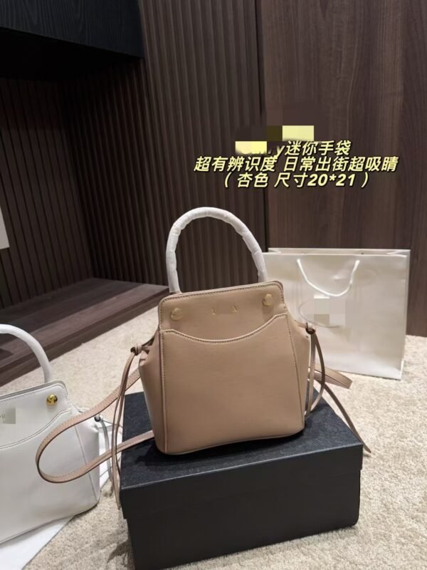 Structured Top-Handle Hobo Bag with Tassel Charm
