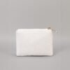 Pearl Starfish Seed Bead Embroidered Coin Purse - Small Square Beaded Bag