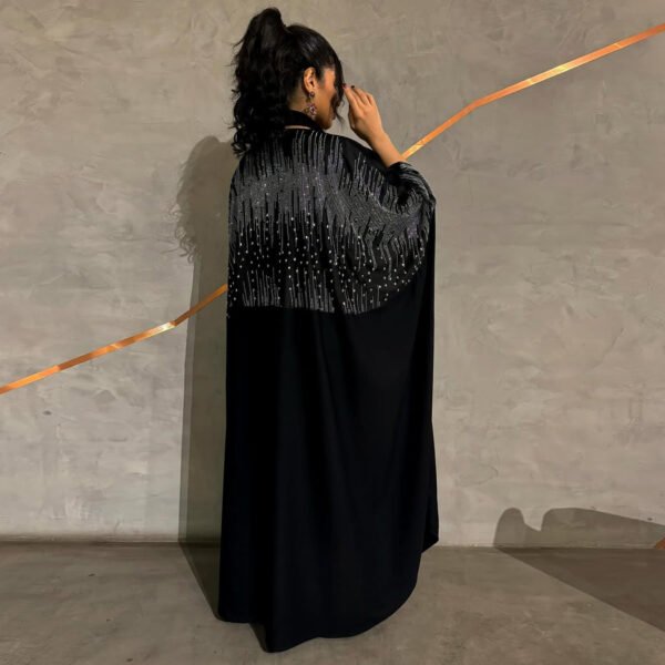 O1CN01oRP86M1QPqxBzzMke_2218191011969-0-cib LN212 Black Luxury Rhinestone Long Cardigan