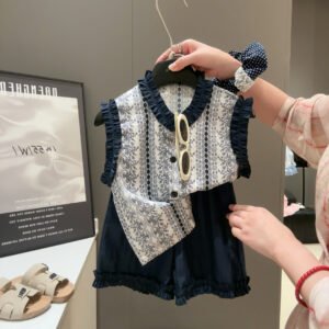 Girls Sea Salt Style Summer Two-Piece Set
