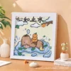 Capybara Diamond Painting DIY Kit, Handmade Cartoon Educational Craft Toy