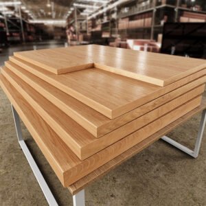 Solid Pine Shelf Board - Pegboard Backing Panel & Floating Shelf Plank