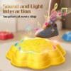 Musical Light-Up Balance Stepping Stones - Sensory River-Crossing Game for Kids