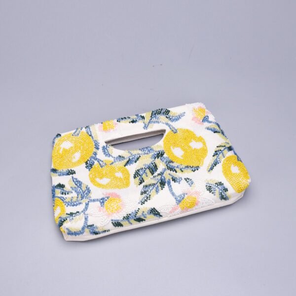 O1CN01pINvzm1cfDeWT38nE_2209246163627-0-cib Machine-Embroidered Beaded Evening Bag - European Light Luxury Color-Block Handbag