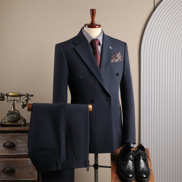 Coffee Suit Set – Men's Business Formal Groom & Groomsman Wedding Suit