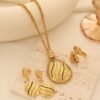 Xiyin Design Light Luxury Simple French Earrings Versatile Ethnic Fashion Jewelry