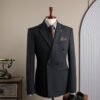 Coffee Suit Set – Men's Business Formal Groom & Groomsman Wedding Suit