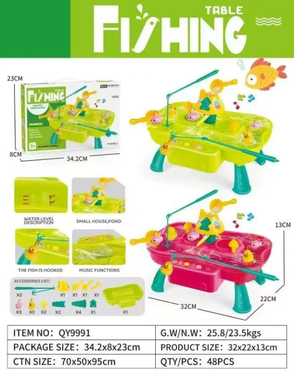 O1CN01pyHeun2EcQeXPxhYX_2222124958765-0-cib.jpg_ Electric Fishing Platform with Circulating Water - Kids Musical Fishing Play Table
