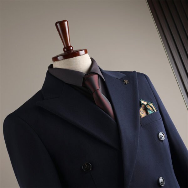 2025 Men's Business Slim Black Suit Jacket Groom Wedding Dress