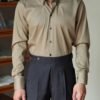 Men's Ice Silk Business Shirt - Wrinkle Free Long Sleeve Plain Shirt