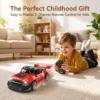 Two-Channel Skeleton Remote Control Racing Car with LED Lights