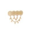 Cross-Border Retro Coin Tassel Brooch, European and American Fashion Pin, Corsage Accessory