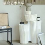 Folding Multi-Tier Display Stand - Cylindrical Retail & Exhibition Riser