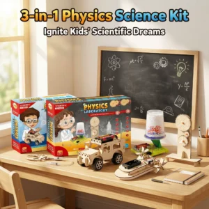 3-in-1 Physical Science Experiment Kit - STEM Educational Toy Set