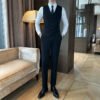 Men's Suits, Slim-Fit Korean-Style Professional Suits, Men's Business Formal Wear, High-Quality Groom's Wedding Attire, Ready Stock