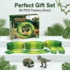 Dinosaur Electric Track Car Set - DIY Assembly Train Toy