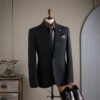 Striped Men's Suit Set – Business Casual Formal Wedding Banquet Suit (Plus Sizes M-7XL)