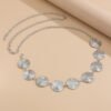 Minimalist Spiral Disc Waist Chain - Geometric Metal Body Chain
