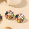 Xiyin Cross-Border Necklace Set, Colorful Design Pendant, Non-Fading Light Luxury Clavicle Chain 3 Xiyin Cross-Border Necklace Set, Colorful Design Pendant, Non-Fading Light Luxury Clavicle Chain