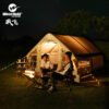 Automatic Inflatable Camping Tent - Large One-Piece Waterproof Family Tent, 6-8 People