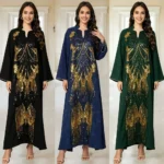 MT569 Cross-Border Heavy Beaded Sequin Embroidery Butterfly Elegant Women Party Dress