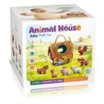 Mini Farm House Plush Toy - Baby Sensory & Hand-Eye Coordination Toy