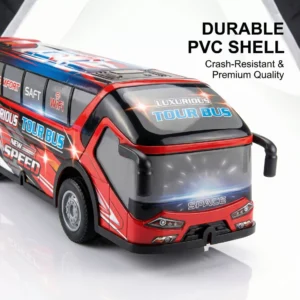 1:16 Remote Control Bus - 2.4G Electric Toy Car with Lights & Music