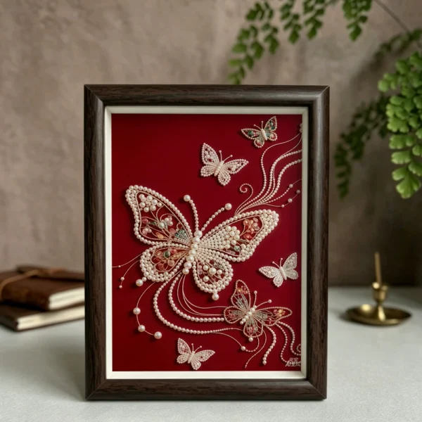 Star & Landscape Pearl Diamond Painting DIY Kit, Small Size with Frame