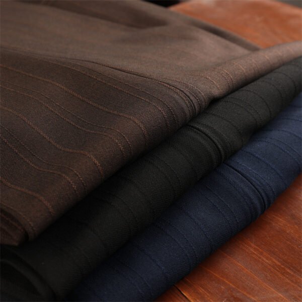 2025 Autumn and Winter Suit Men's High-End Double-Breasted Striped Suit Men's Suit Casual Groom's Wedding Dress
