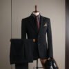 Men's Small Suit Set, New Autumn Style, Groomsmen's Suit, Wedding, Business Casual, Work, Notch Lapel Suit, Slim Fit