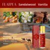 Arabic Perfume Oil Sandalwood Long-Lasting Fragrance Roll-On 10ml, Middle Eastern Alcohol-Free Natural Essential Oil