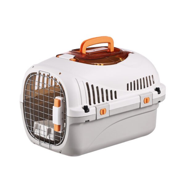 New Pet Flight Box Air China Air Transport Box Convenient Breathable Travel Cage for Cats and Dogs