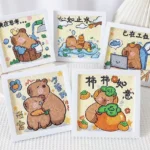 Capybara Diamond Painting DIY Kit, Handmade Cartoon Educational Craft Toy