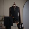 Striped Men's Suit Set – Business Casual Formal Wedding Banquet Suit (Plus Sizes M-7XL)