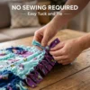 O1CN01wHoH6n2EcQeVjL3Th_2222124958765-0-cib.jpg_ DIY Knotted Quilt Craft Kit - Handmade Patchwork Blanket for Kids