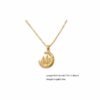 Export Cross-Border Color-Preserving Dream Castle Star and Moon Pendant Necklace, Light Luxury Clavicle Chain
