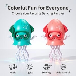 Electric Dancing Octopus Toy with Lights & Music