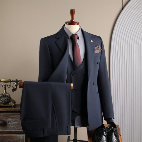 Coffee Suit Set – Men's Business Formal Groom & Groomsman Wedding Suit