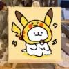 Line Puppy Digital Oil Painting DIY Kit, Handmade Coloring Decorative Art