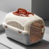 Pet Flight Box Air China Shipping Box, Convenient Breathable Anti-Stress Car Travel Cage for Cats and Dogs