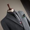 Men's Small Suit Set, New Autumn Style, Groomsmen's Suit, Wedding, Business Casual, Work, Notch Lapel Suit, Slim Fit