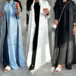 LN227 Modest Jacquard Texture Long-Sleeved Jacket